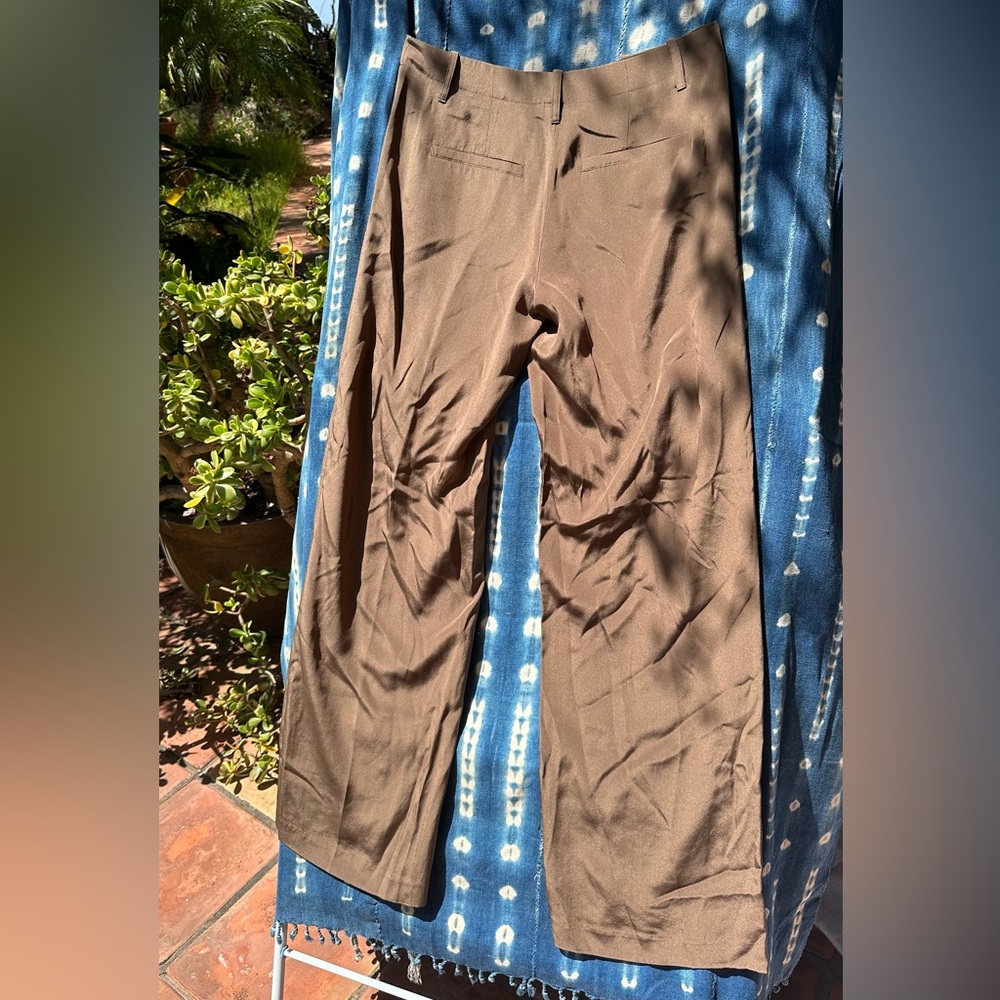 Vince wide leg silk trouser sz 2 NEW w/o tags